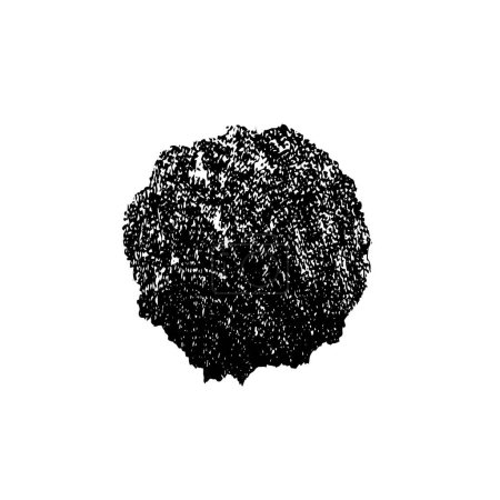 Illustration for Black brush stroke on white background - Royalty Free Image