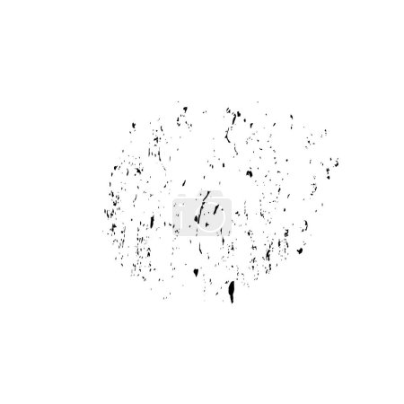 Illustration for Creative element, black brush stroke on white background - Royalty Free Image