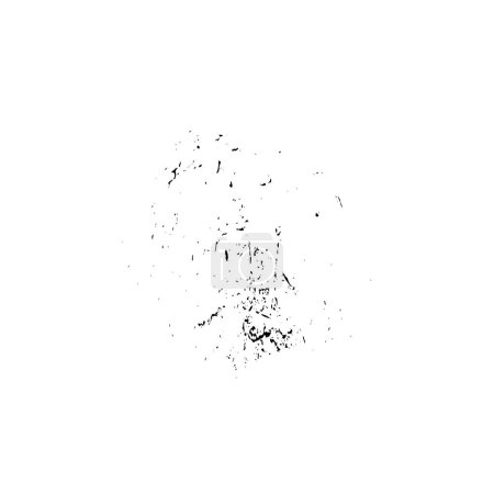 Illustration for Grunge texture black and white. Abstract spot isolated - Royalty Free Image