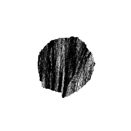 Ilustración de Golpe de cepillo grunge. vector texturizado - Imagen libre de derechos