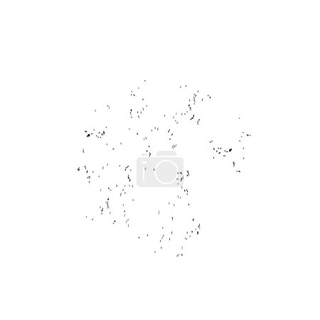 Illustration for Web simple illustration of grunge ink splash stroke, black and white - Royalty Free Image