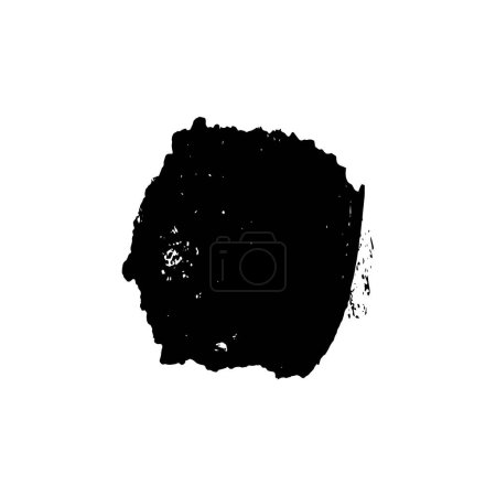 Ilustración de Web ilustración simple de la carrera de salpicadura de tinta grunge, blanco y negro - Imagen libre de derechos