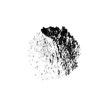 Illustration for Abstract grunge black spot on white background. vector illustration - Royalty Free Image