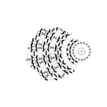 Ilustración de Grunge cepillo carrera vector fondo - Imagen libre de derechos