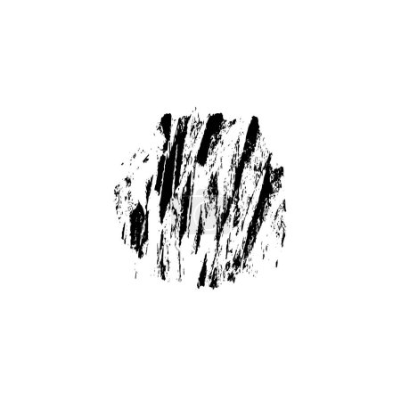 Ilustración de Grunge mano de socorro en blanco y negro - fondo pintado - Imagen libre de derechos