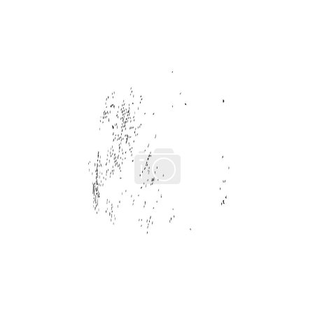 Ilustración de Mancha grunge abstracta sobre fondo blanco, ilustración vectorial - Imagen libre de derechos