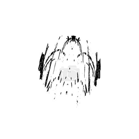 Illustration for Vector brush stroke. black ink grunge grunge distressed ink hand black modern textured brush stroke. hand of a stroke drawn with ink. textured brush stroke - Royalty Free Image