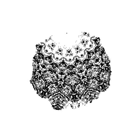 Ilustración de Textura abstracta grunge en blanco y negro - Imagen libre de derechos