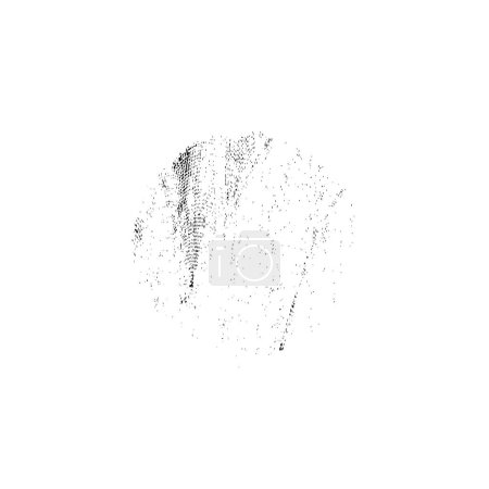 Illustration for Black and white hand drawn abstract background - Royalty Free Image