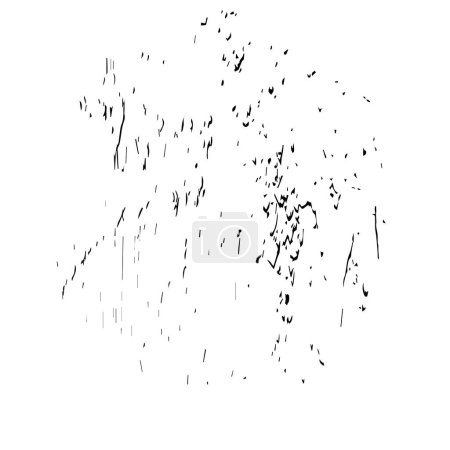 Ilustración de Tinta abstracta mancha sobre fondo blanco, ilustración vectorial - Imagen libre de derechos