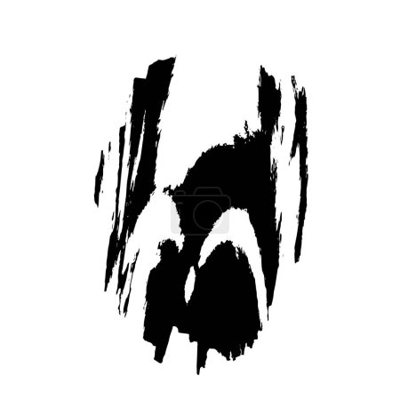 Ilustración de Abstracto negro y blanco grunge fondo creativo - Imagen libre de derechos