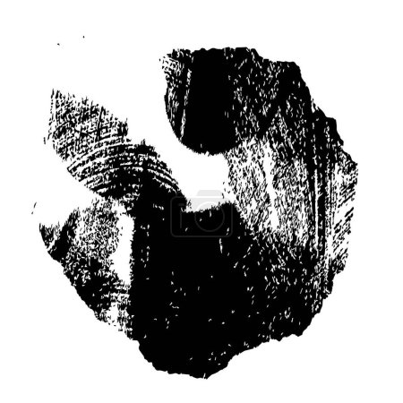 Illustration for Grunge black ink shape background - Royalty Free Image