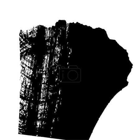Ilustración de Vector ilustración de una silueta de un hombre en el desierto - Imagen libre de derechos