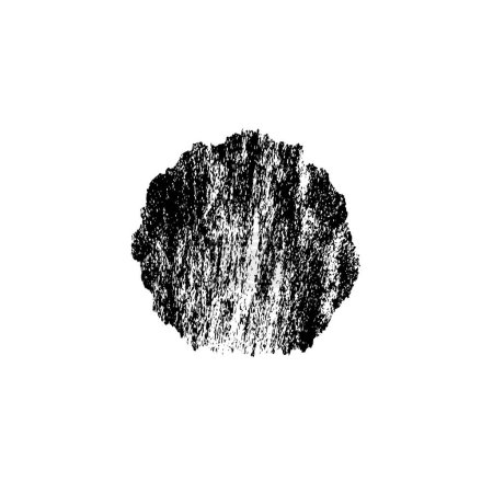 Ilustración de Elemento negro abstracto sobre fondo blanco. ilustración vectorial. - Imagen libre de derechos