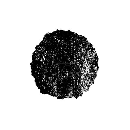 Ilustración de Elemento negro abstracto sobre fondo blanco. ilustración vectorial. - Imagen libre de derechos