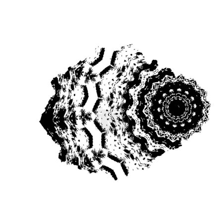 Ilustración de Elemento abstracto sobre fondo blanco. ilustración vectorial - Imagen libre de derechos