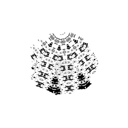 Ilustración de Textura en blanco y negro. elementos abstractos grunge monocromo . - Imagen libre de derechos