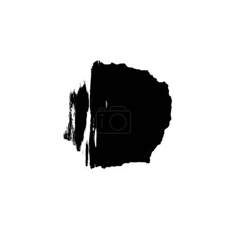 Illustration for Abstract ink stain on white background, vector illustration - Royalty Free Image