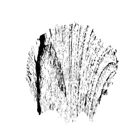 Illustration for Vector black brush stroke - Royalty Free Image