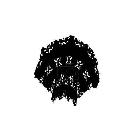 Ilustración de Vector negro cepillo carrera - Imagen libre de derechos