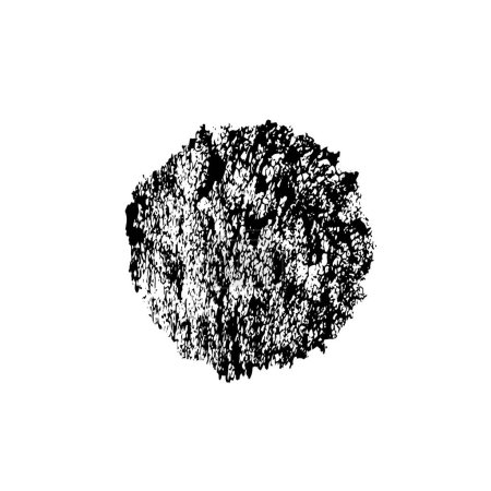Illustration for Black and white texture. monochrome grunge abstract elements . - Royalty Free Image