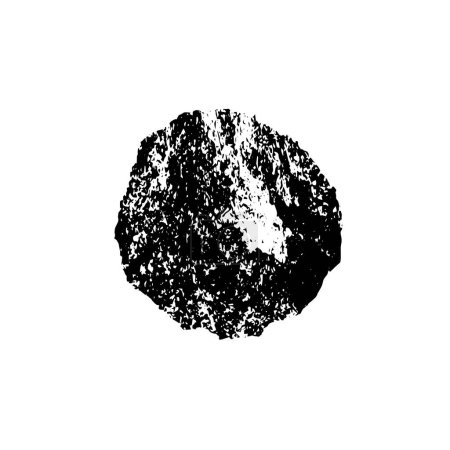 Ilustración de Trazo de cepillo negro abstracto, ilustración vectorial - Imagen libre de derechos