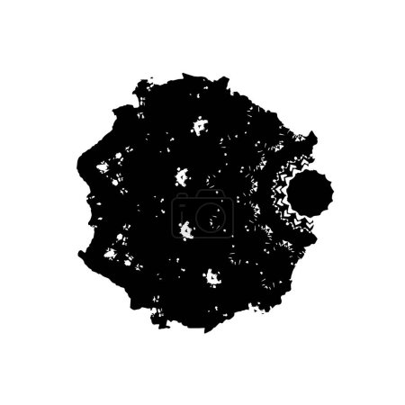 Ilustración de Icono aislado del virus. coronavirus vector ilustración - Imagen libre de derechos
