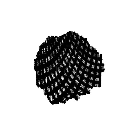 Illustration for Grunge black brush stroke - Royalty Free Image