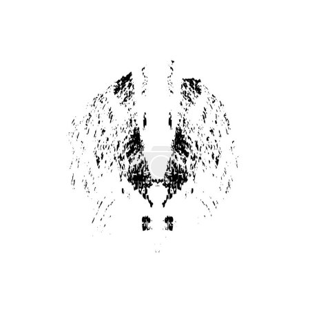 Illustration for Grunge vector  black brush stroke - Royalty Free Image