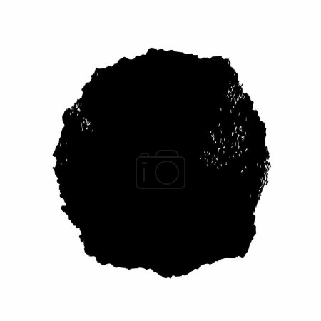 Illustration for Abstract black and white grunge template, vector illustration - Royalty Free Image