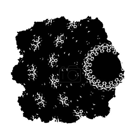 Ilustración de Fondo texturizado abstracto en blanco y negro - Imagen libre de derechos