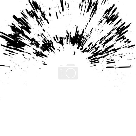 Illustration for Black and white abstract background, design illustration - Royalty Free Image