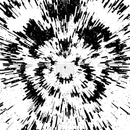 Illustration for Black and white abstract background, design illustration - Royalty Free Image