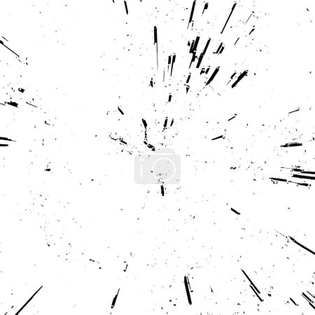 Illustration for Abstract black and white grunge background, vector illustration - Royalty Free Image