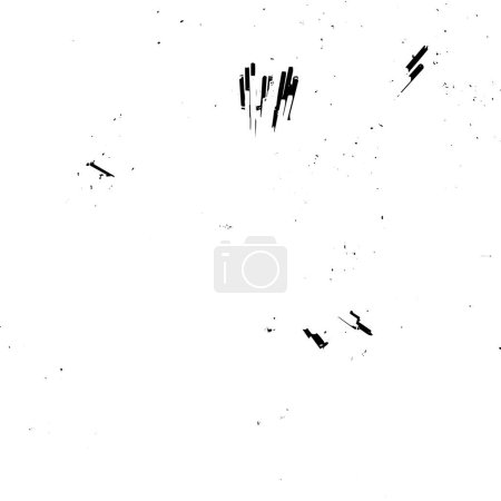 Téléchargez les illustrations : Abstrait noir et blanc fond grunge, illustration vectorielle - en licence libre de droit