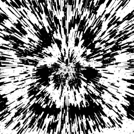Illustration for Black and white monochrome abstract background - Royalty Free Image