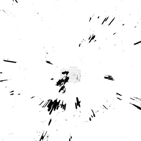 Illustration for Black and white abstract background, vector illustration - Royalty Free Image