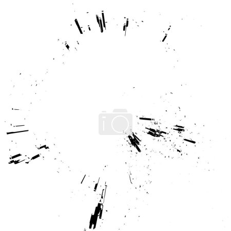 Illustration for Grunge texture. black and white rough background. distress overlay. - Royalty Free Image