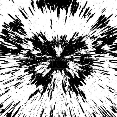 Illustration for Creative black and white abstract background. - Royalty Free Image