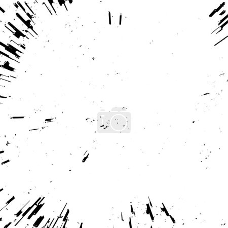 Ilustración de Fondo abstracto con patrón en blanco y negro - Imagen libre de derechos