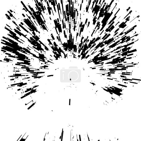 Ilustración de Fondo abstracto. Ilustración vectorial en blanco y negro - Imagen libre de derechos
