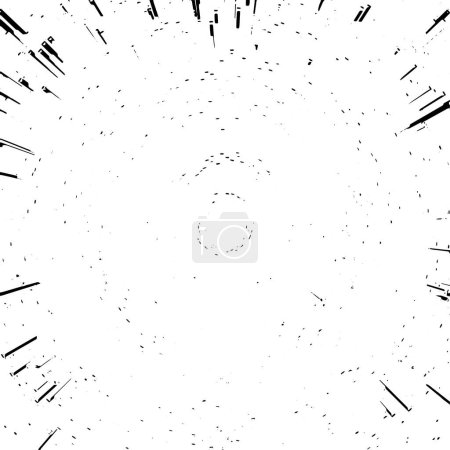 Illustration for Distressed background in black and white texture. abstract vector illustration. - Royalty Free Image