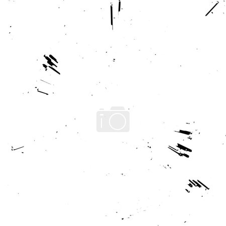 Ilustración de Fondo angustiado en textura en blanco y negro. ilustración vector abstracto. - Imagen libre de derechos