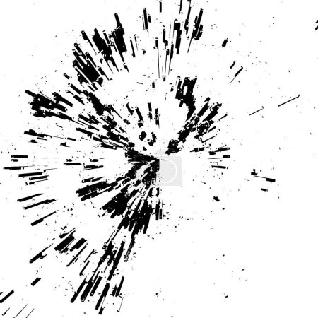 Ilustración de Fondo blanco y negro, textura abstracta con líneas. ilustración vectorial - Imagen libre de derechos