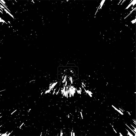 Ilustración de Fondo grunge blanco y negro. explosión abstracta, fondo de fuegos artificiales - Imagen libre de derechos