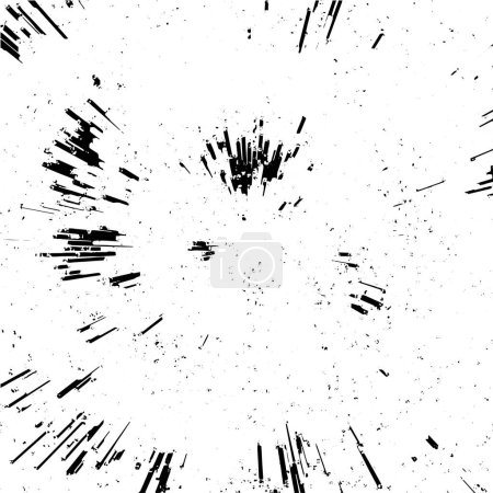 Illustration for Abstract grunge background. monochrome texture. black and white background - Royalty Free Image