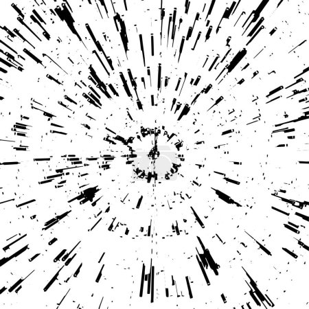 Ilustración de Explosión grunge abstracta, fondo de fuegos artificiales. ilustración vectorial - Imagen libre de derechos