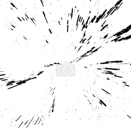 Téléchargez les illustrations : Abstrait grunge fond noir et blanc. illustration vectorielle - en licence libre de droit