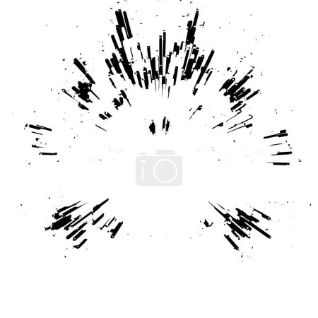 Illustration for Vector illustration. black and white  background, abstract texture - Royalty Free Image