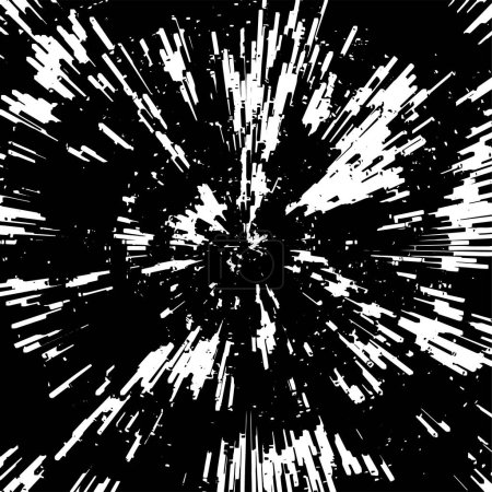 Ilustración de Fondo blanco y negro, superficie abstracta con líneas. ilustración vectorial - Imagen libre de derechos
